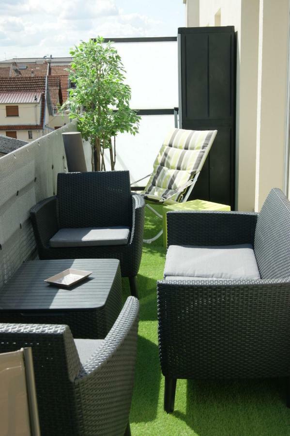 Victoria-T2-41M2-Balcon, Wifi, Linge, Produits, Menage Inclus Appartement Reims Buitenkant foto